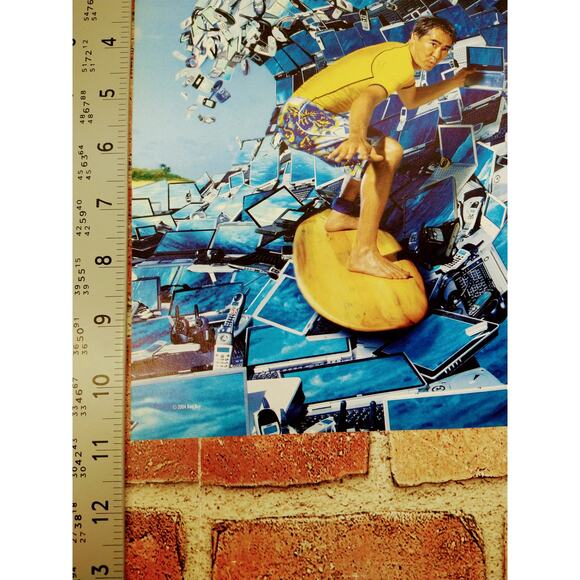2004 Best Buy Print Ad Man Surfing Wave of Electronics Thousands Possibilities - Picture 9 of 10